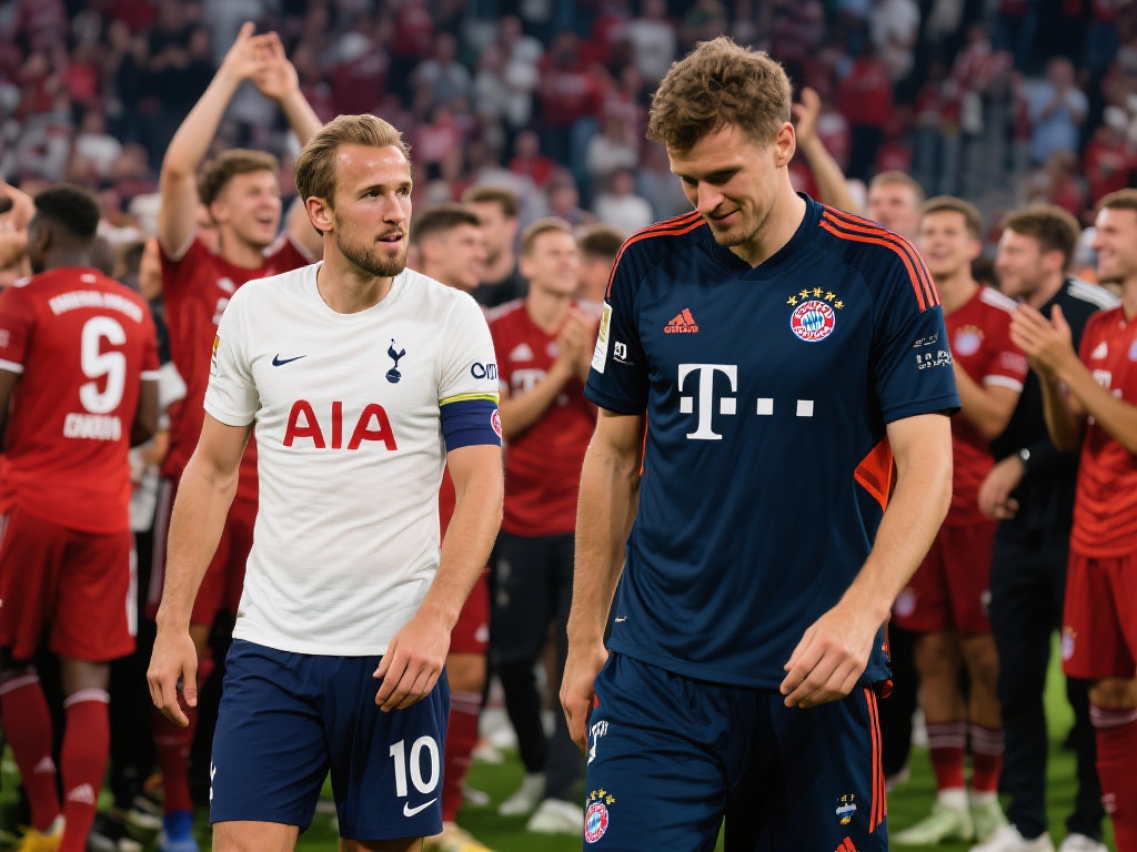 另一边，作为拜仁今夏的重磅引援，哈里·凯