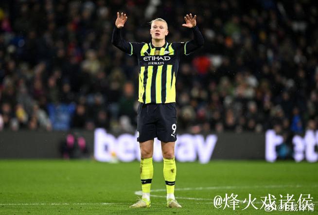 哈兰德连续4个欧冠客场进球，成曼城队史第三人